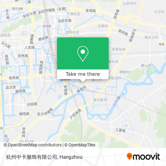 杭州中卡服饰有限公司 map