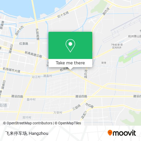 飞来停车场 map