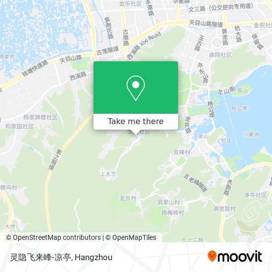 灵隐飞来峰-凉亭 map