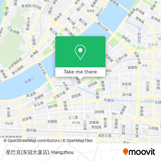 星巴克(东冠大厦店) map