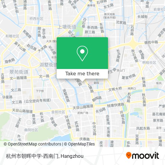杭州市朝晖中学-西南门 map