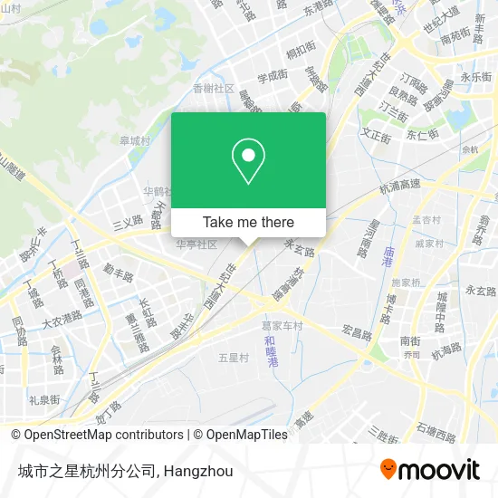 城市之星杭州分公司 map