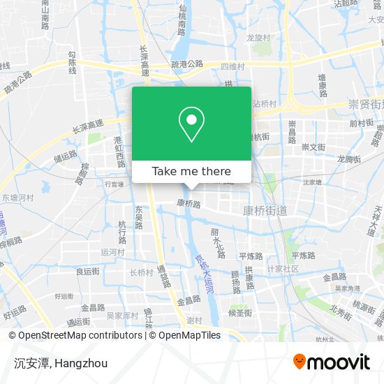 沉安潭 map