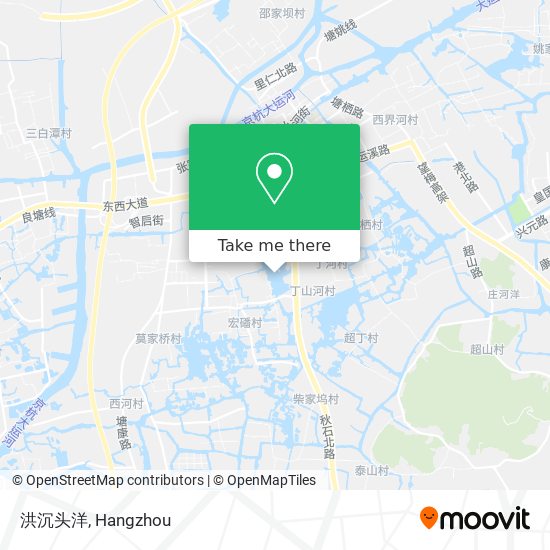 洪沉头洋 map