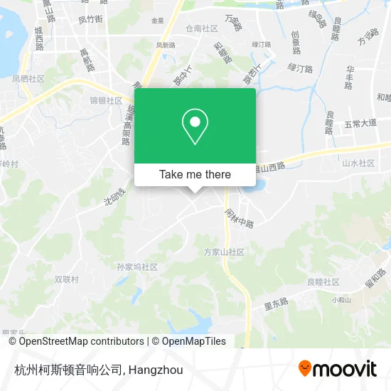 杭州柯斯顿音响公司 map