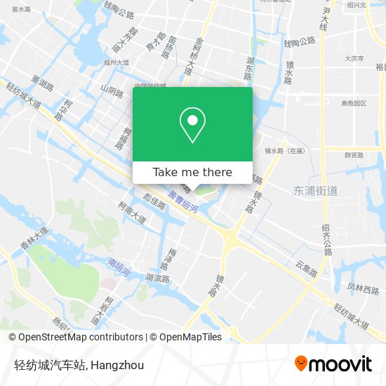轻纺城汽车站 map