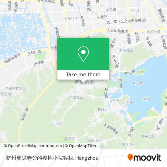 杭州灵隐寺旁的樱桃小院客栈 map
