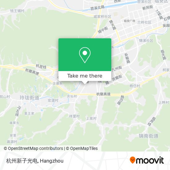 杭州新子光电 map