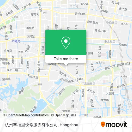 杭州辛福里快修服务有限公司 map