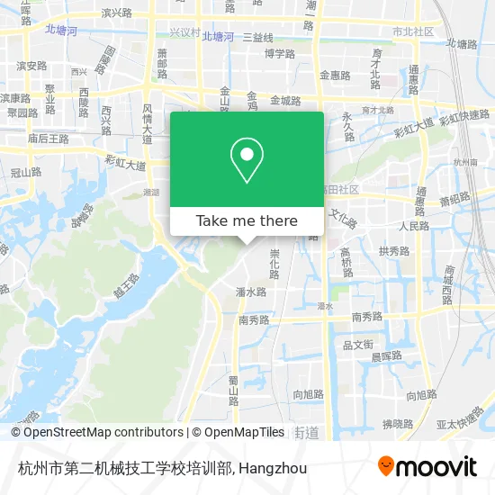 杭州市第二机械技工学校培训部 map