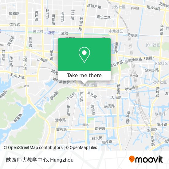 陕西师大教学中心 map