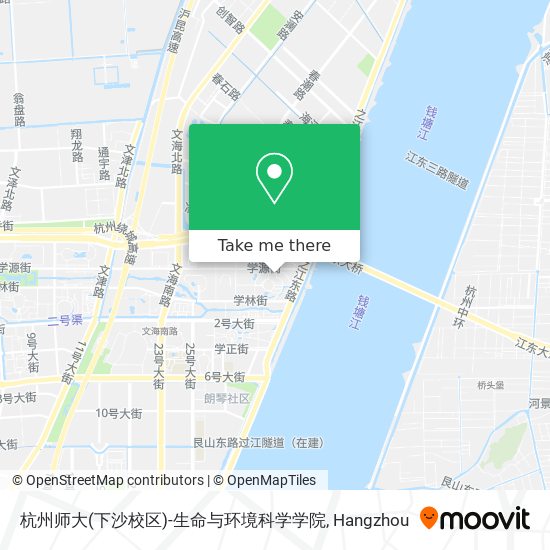 杭州师大(下沙校区)-生命与环境科学学院 map