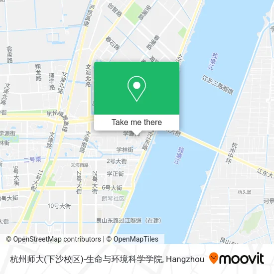 杭州师大(下沙校区)-生命与环境科学学院 map