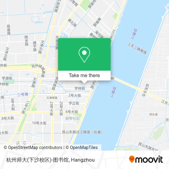 杭州师大(下沙校区)-图书馆 map