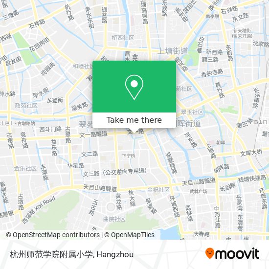 杭州师范学院附属小学 map