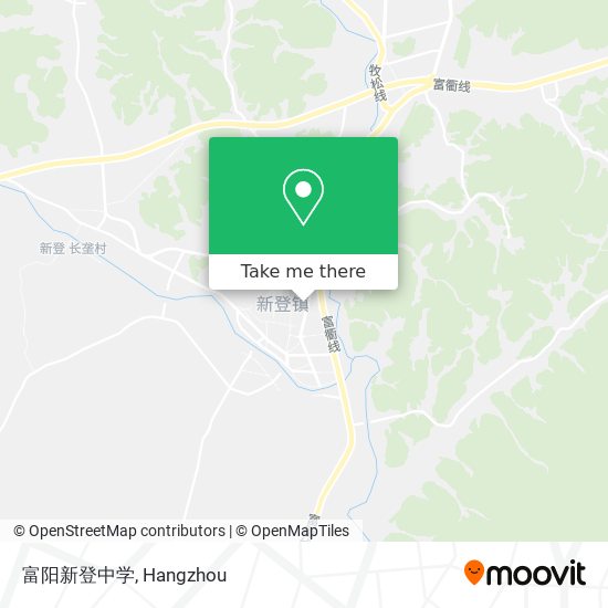 富阳新登中学 map