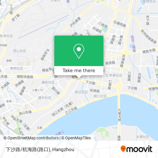 下沙路/杭海路(路口) map