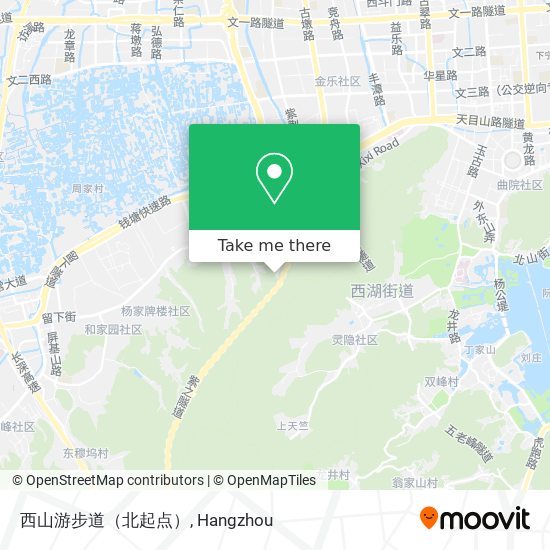 西山游步道（北起点） map