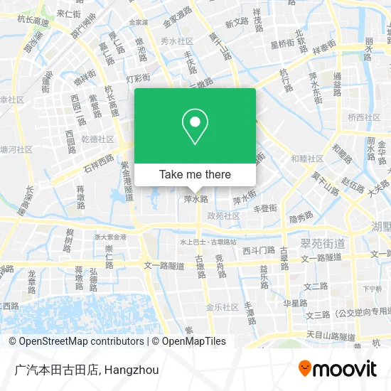广汽本田古田店 map