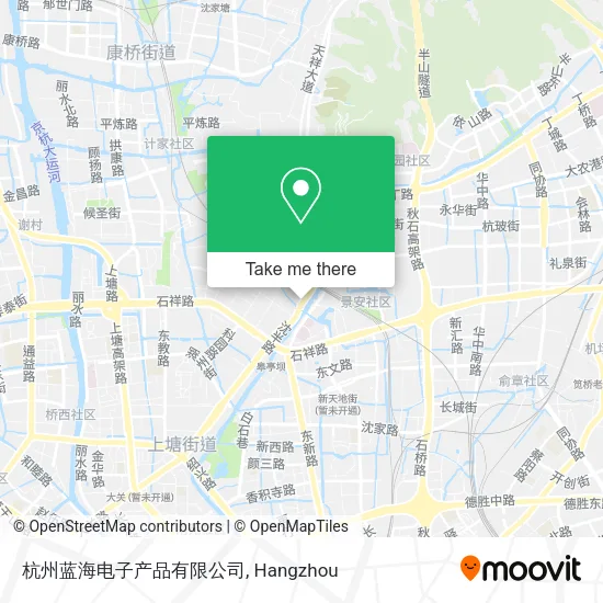 杭州蓝海电子产品有限公司 map