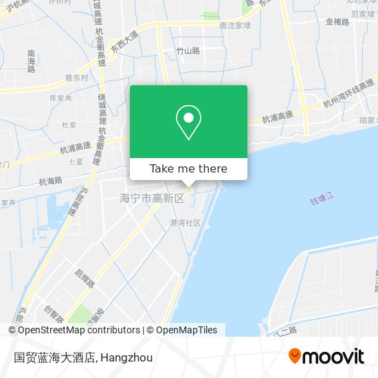 国贸蓝海大酒店 map