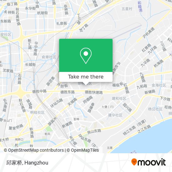 邱家桥 map