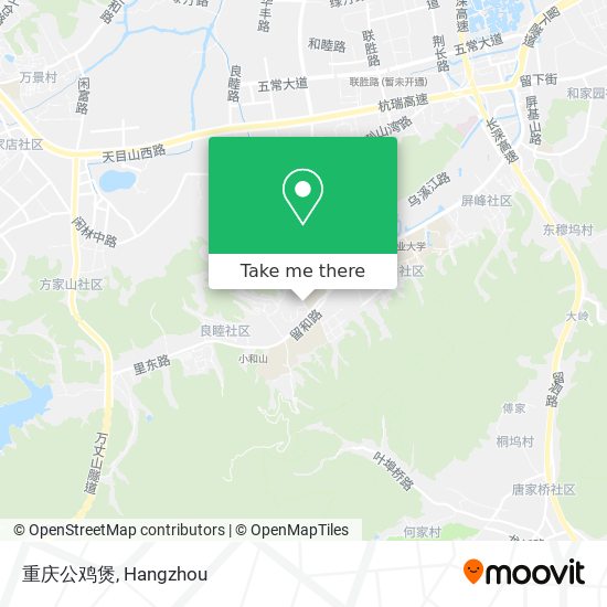 重庆公鸡煲 map