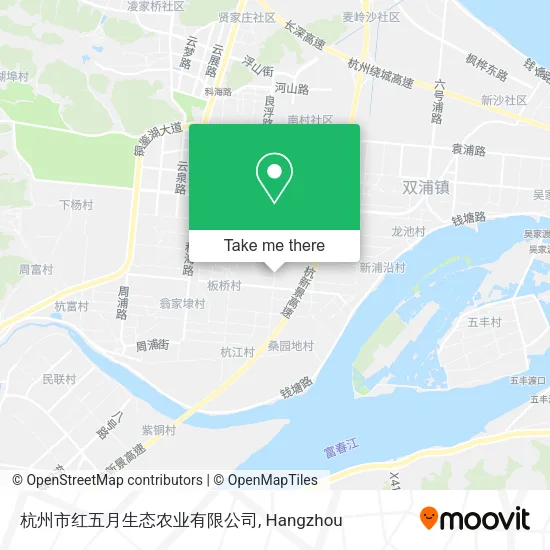 杭州市红五月生态农业有限公司 map