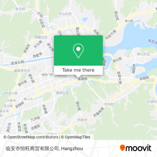 临安市恒旺商贸有限公司 map