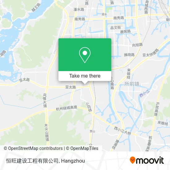 恒旺建设工程有限公司 map