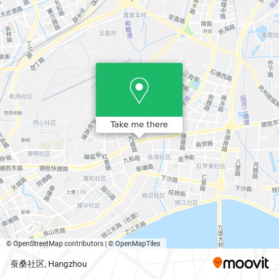 蚕桑社区 map