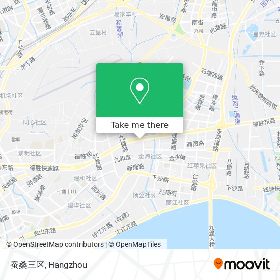 蚕桑三区 map