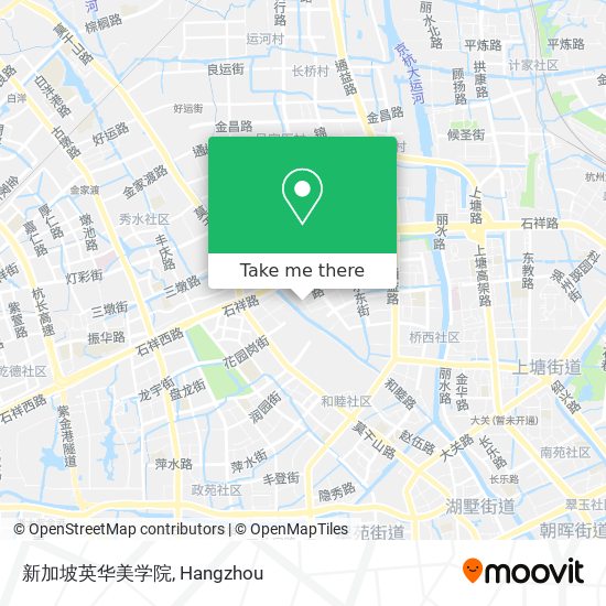新加坡英华美学院 map