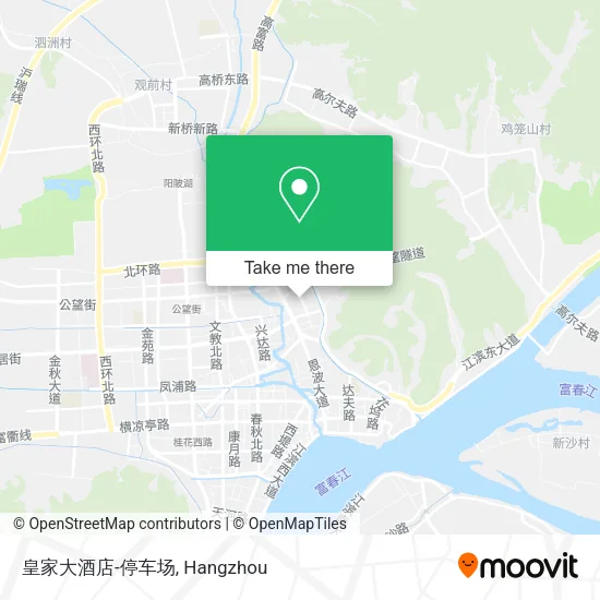 皇家大酒店-停车场 map