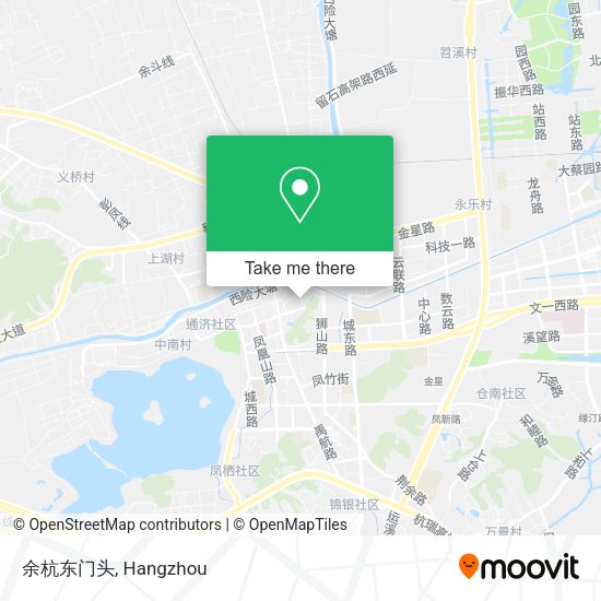 余杭东门头 map