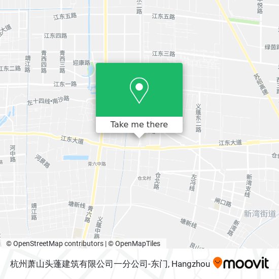 杭州萧山头蓬建筑有限公司一分公司-东门 map