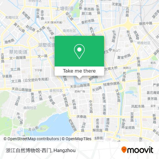 浙江自然博物馆-西门 map