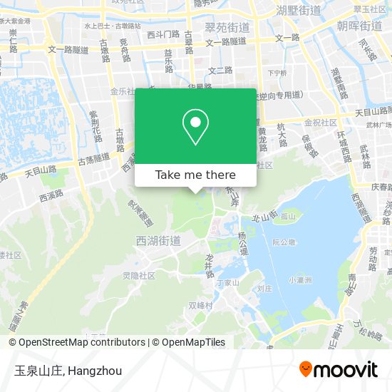 玉泉山庄 map
