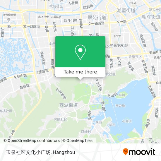 玉泉社区文化小广场 map