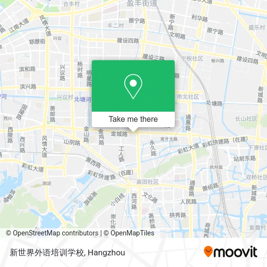 新世界外语培训学校 map