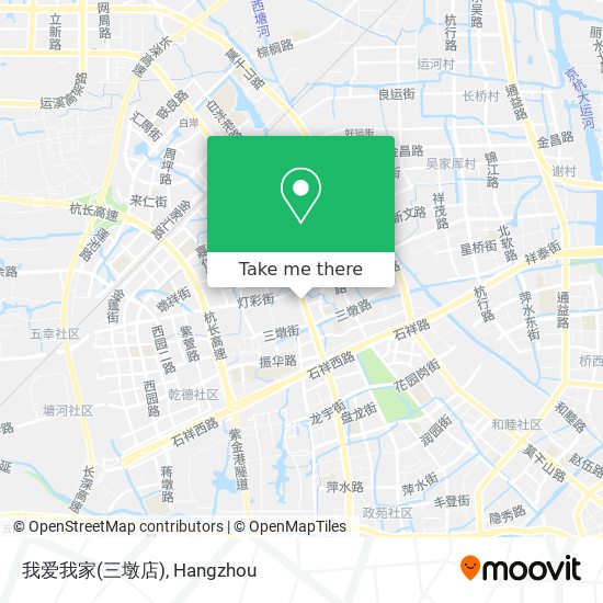 我爱我家(三墩店) map
