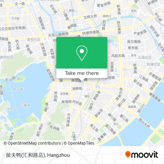 留夫鸭(汇和路店) map