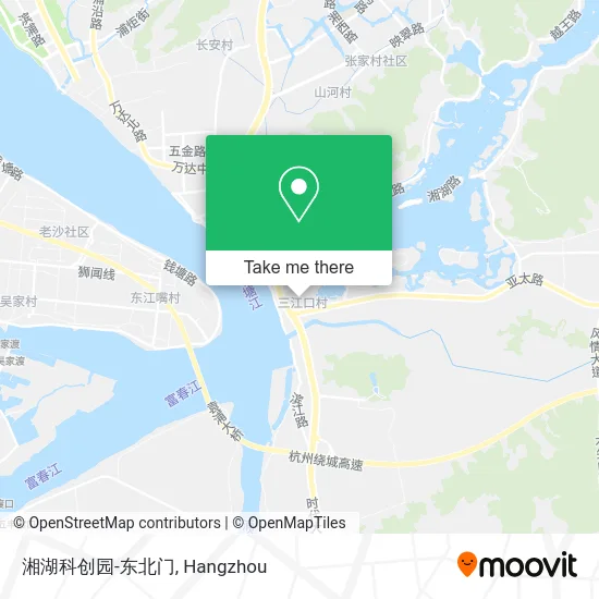 湘湖科创园-东北门 map