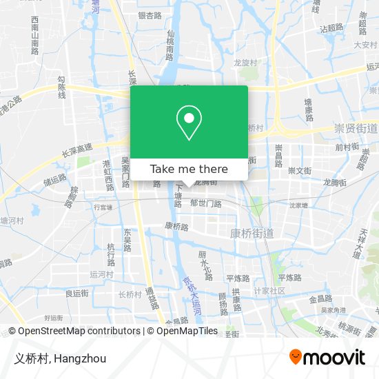 义桥村 map