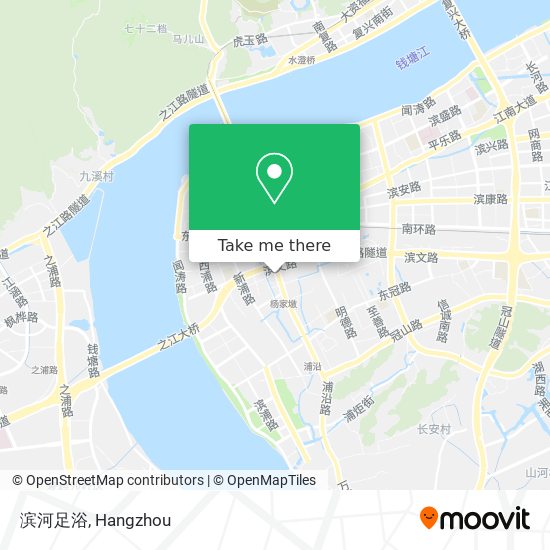 滨河足浴 map