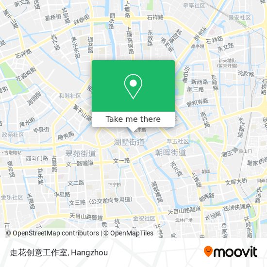 走花创意工作室 map