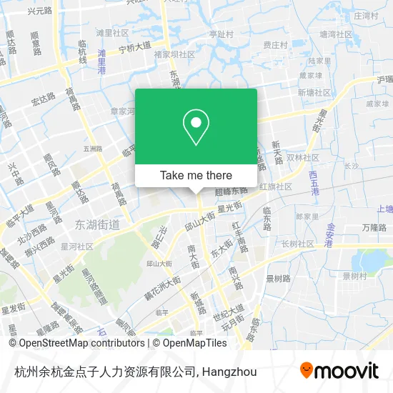 杭州余杭金点子人力资源有限公司 map