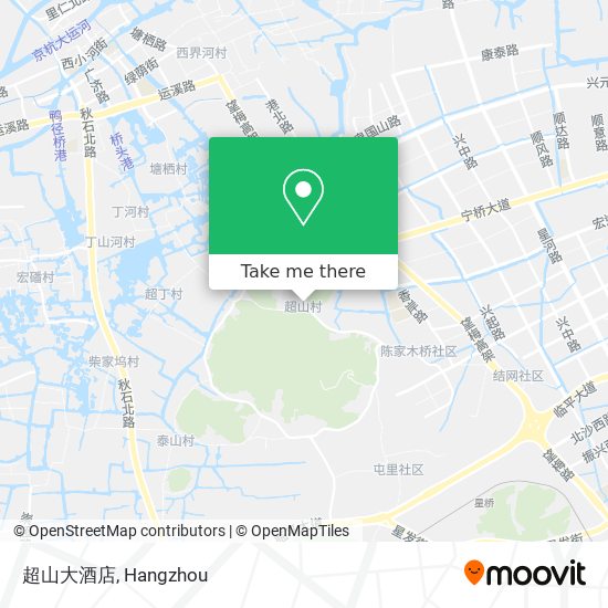 超山大酒店 map