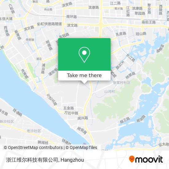 浙江维尔科技有限公司 map