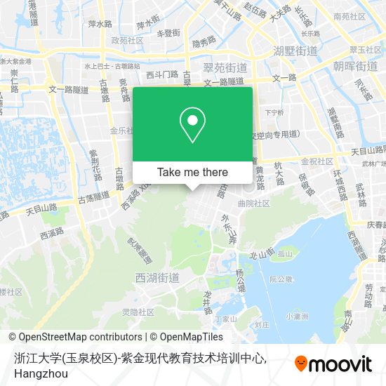 浙江大学(玉泉校区)-紫金现代教育技术培训中心 map